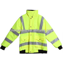 EN471 Reflective Winter Safety Workwear Reflector on Pocket Edging